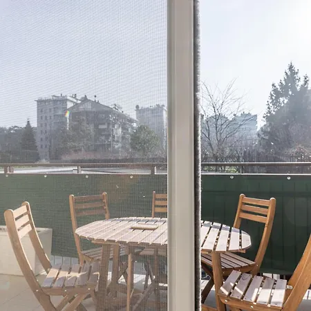 شقة Sansiro75 Large 3bdr With Private Garage Near To Fiera And Stadium ميلان